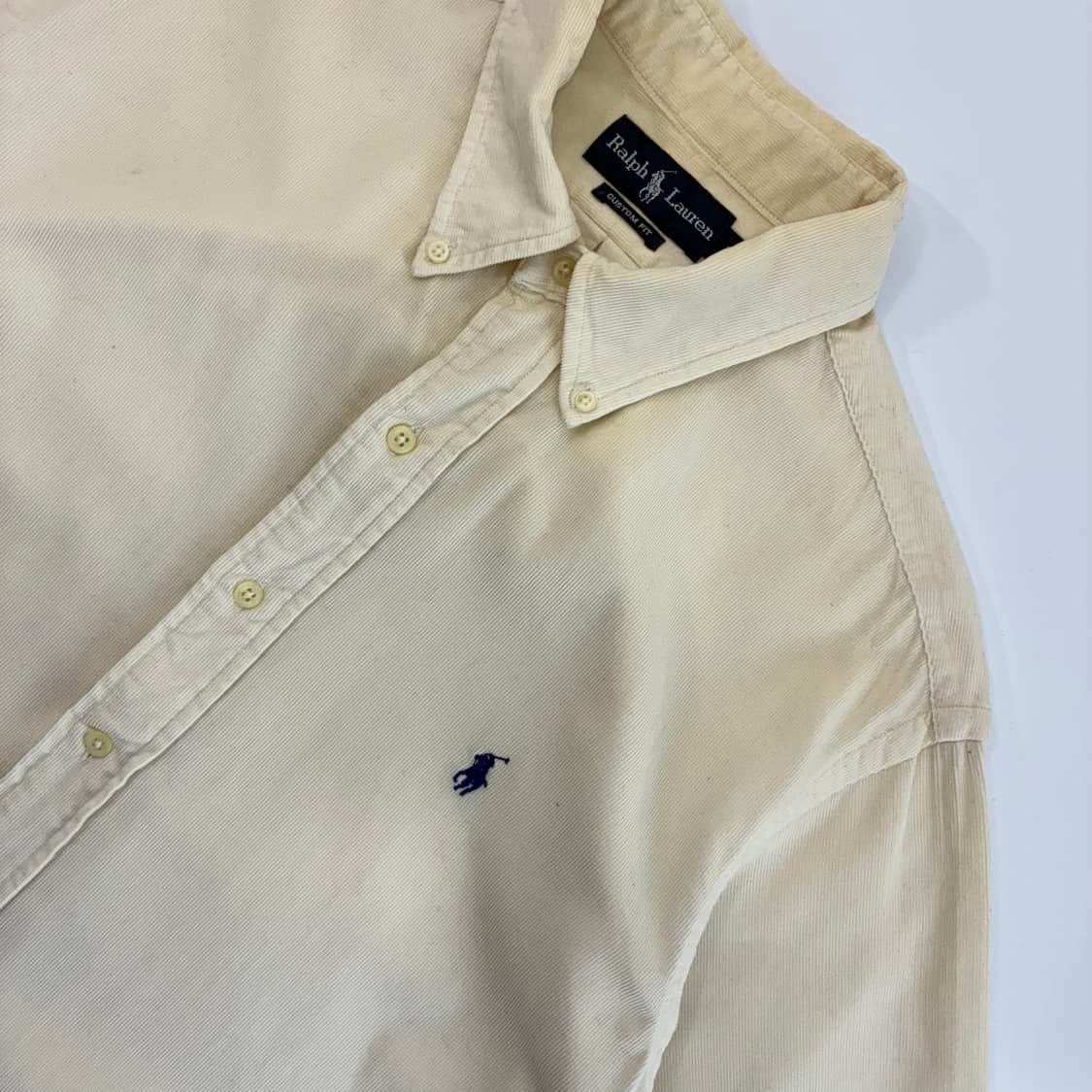 Polo 폴로 랄프로렌 아이보리 코듀로이 셔츠 상품이미지3