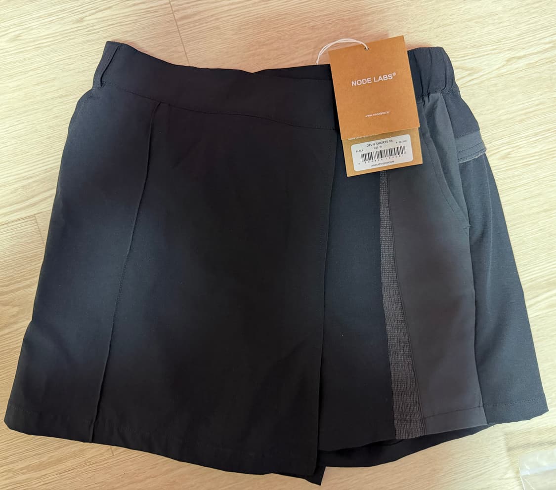 노드랩스 SKIRT PANTS_BLACK 스커트 팬츠 블랙 m사이즈 상품이미지3