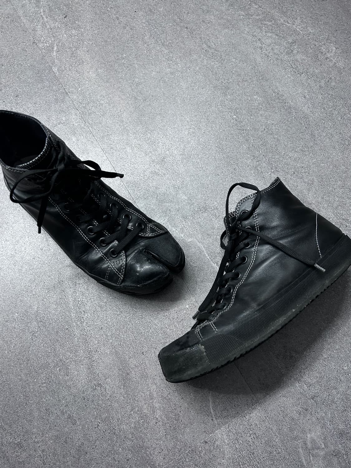 메종 마르지엘라 타비 레더 하이탑 상품이미지2