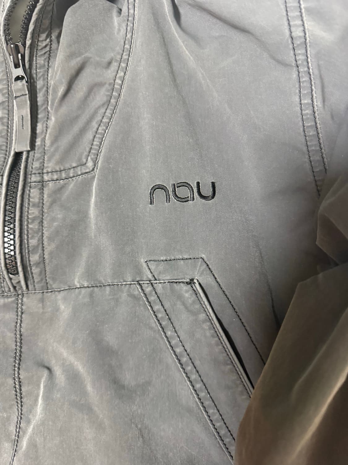 시리즈 수입(Nau) 나일론 아노락(그레이/M) 상품이미지2