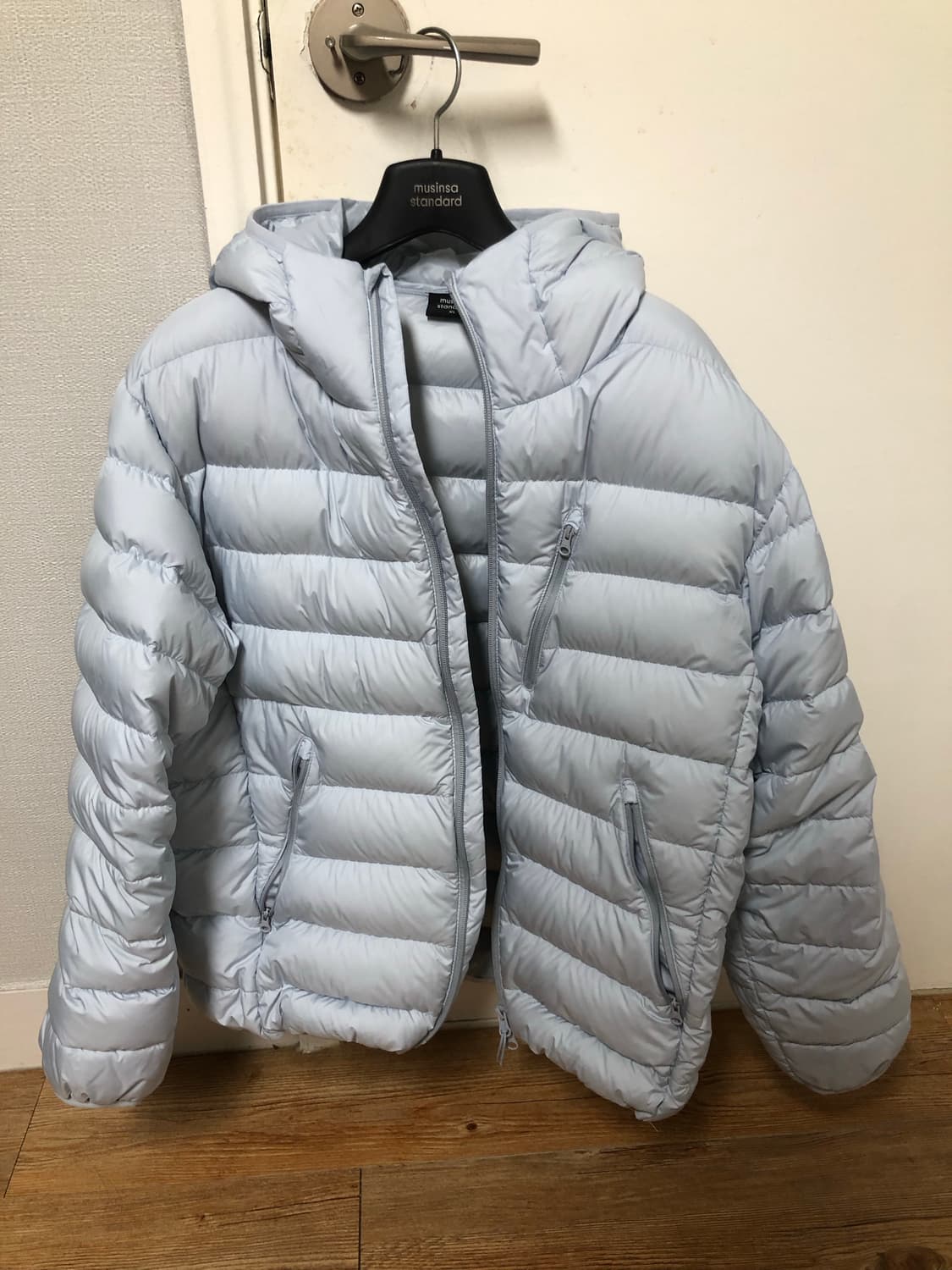 무탠다드 경량패딩 클라우디 블루 XL 상품이미지1