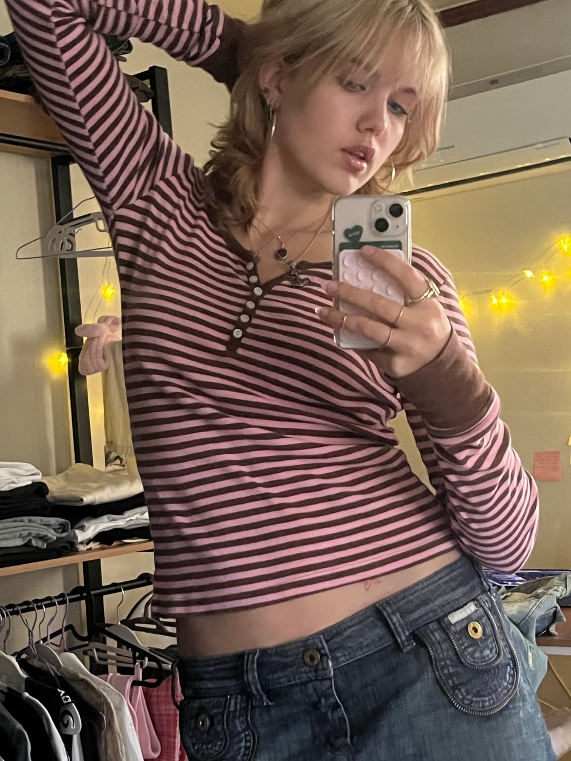 S 브랜디 멜빌 스트라이프 긴팔 셔츠 상품이미지2