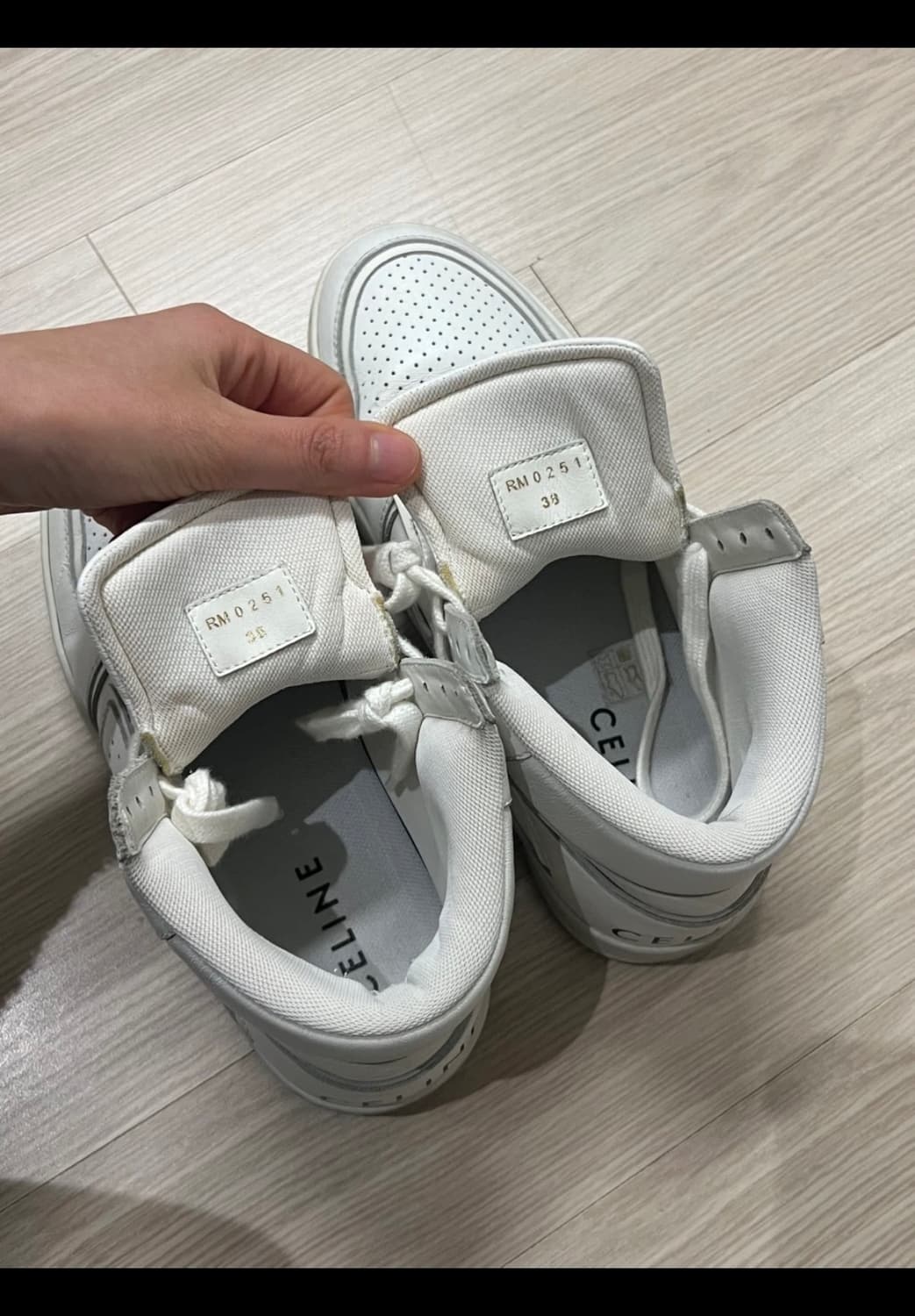 셀린 하이탑 스니커즈 250 / 38 상품이미지6