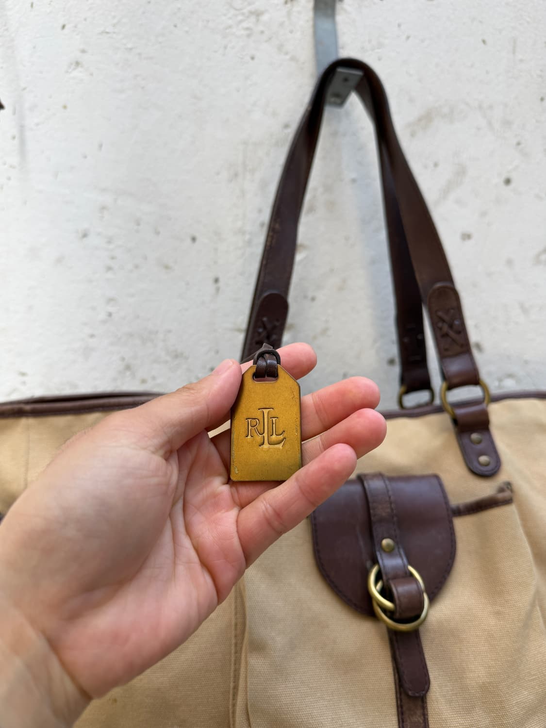 LAUREN RALPH LAUREN CANVAS TOTE 폴로 토트백 상품이미지3