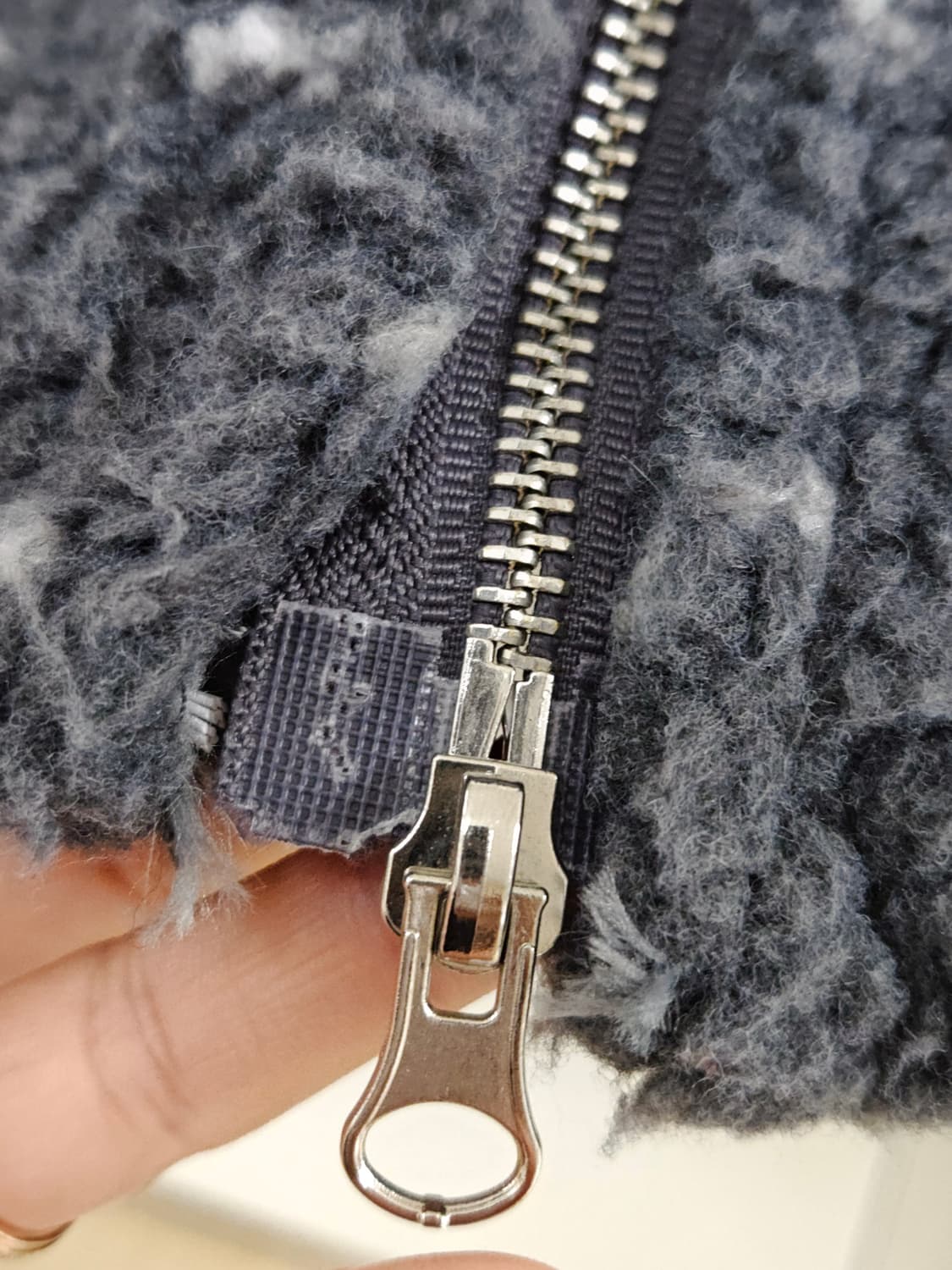 하트 도트 양털 뽀글이 덤블 후드집업 상품이미지10