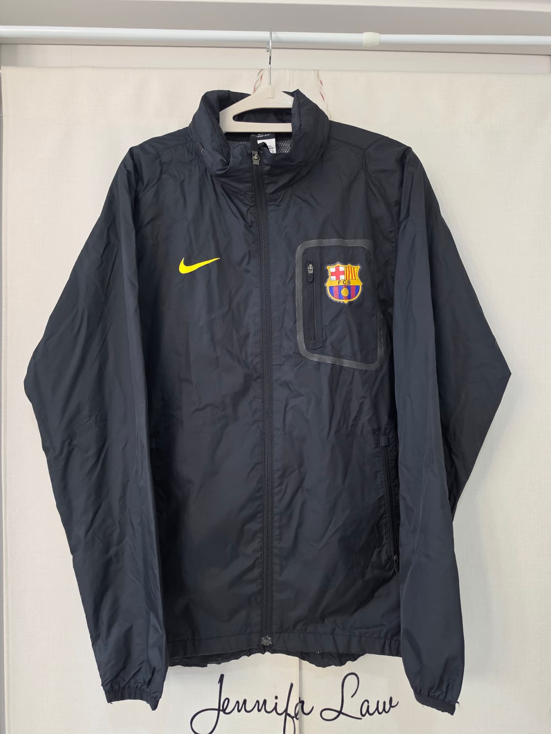 M_나이키 바르셀로나 바람막이 블랙 상품이미지1
