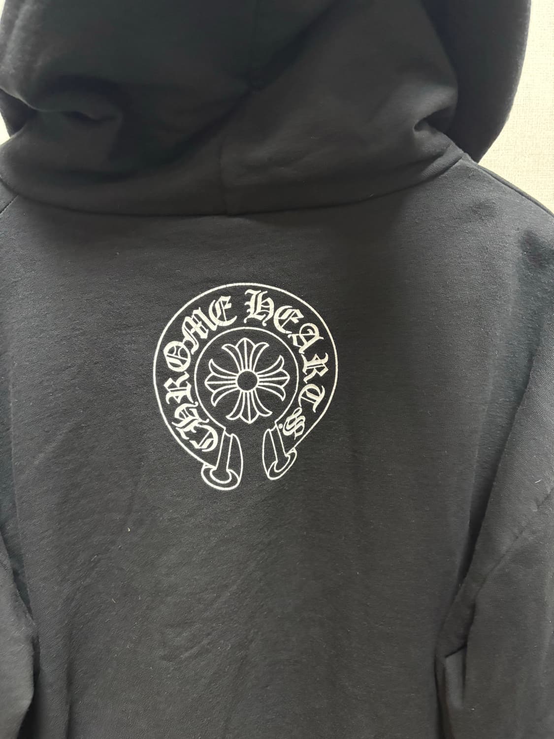 (정품, XL사이즈) 크롬하츠 티바로고 홀스슈 후드집업 상품이미지4