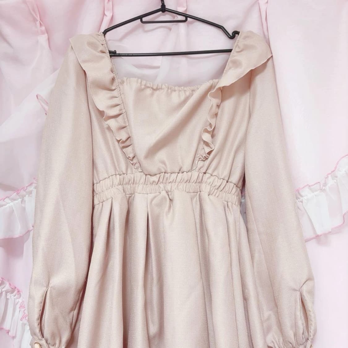 리즈리사 리본 원피스 라떼갸루 히메갸루 상품이미지2