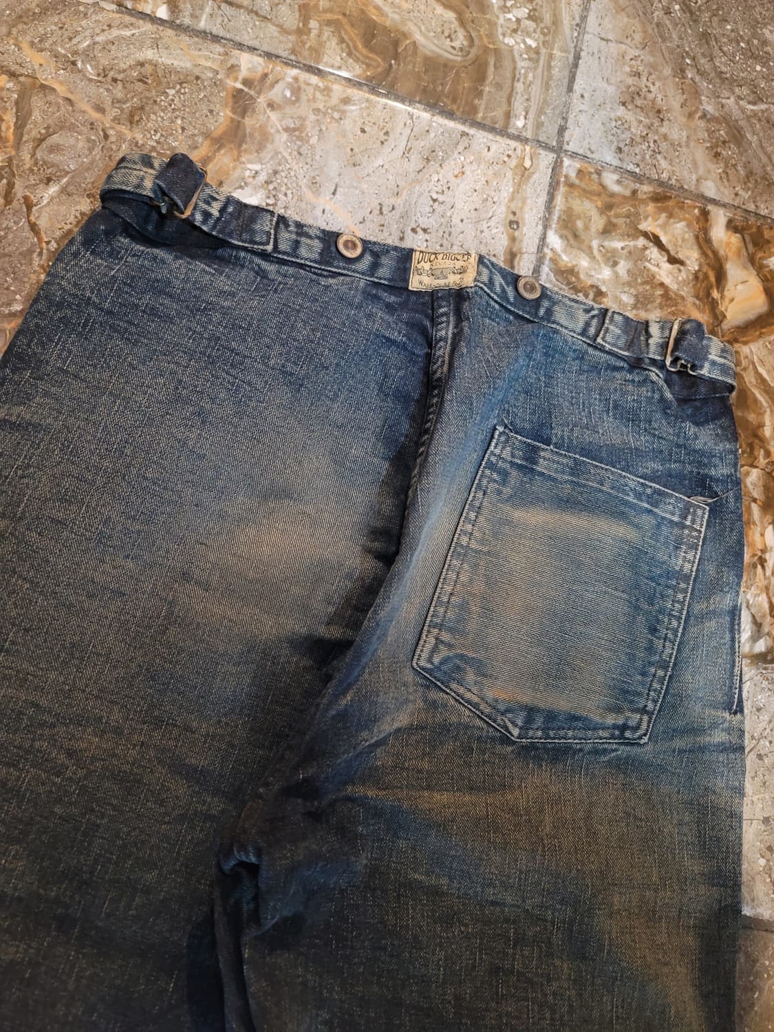 웨어하우스 덕디거 신치백 데님팬츠  상품이미지3