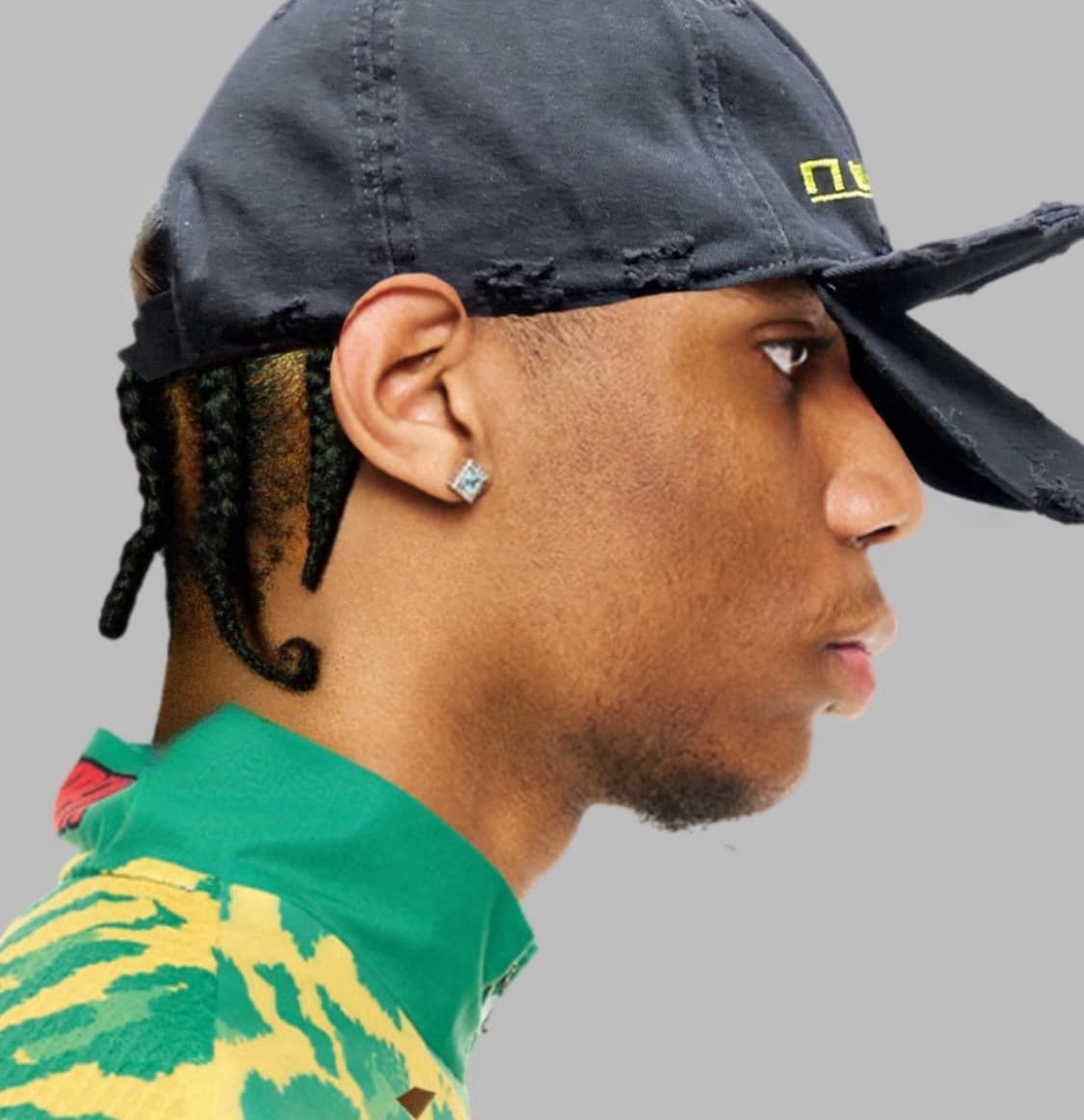 PSN /OWN 더블 바이저 캡 블랙 상품이미지1