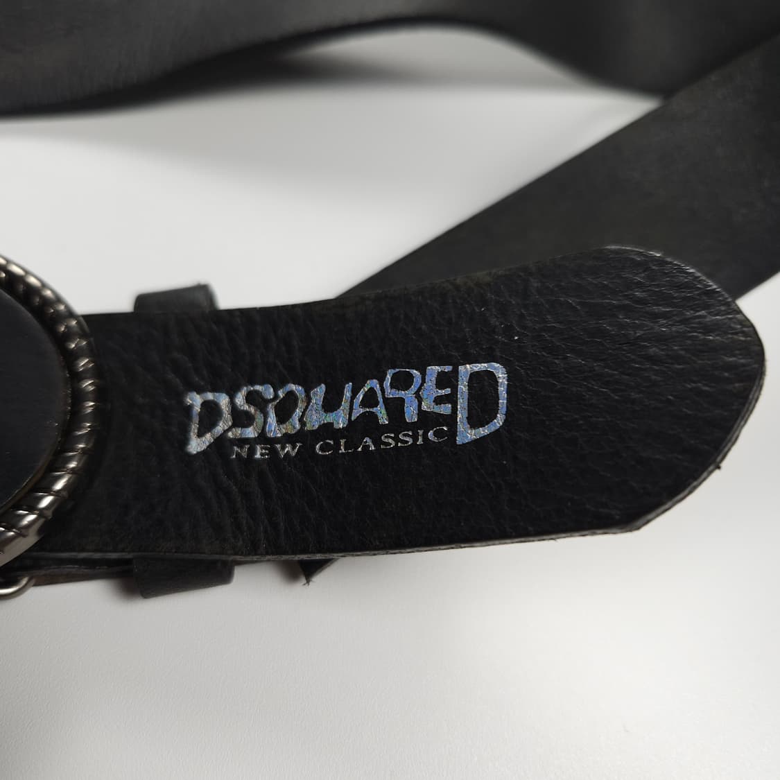 디스퀘어드 y2k 버클 빅로고 레더 벨트 (L) 상품이미지3