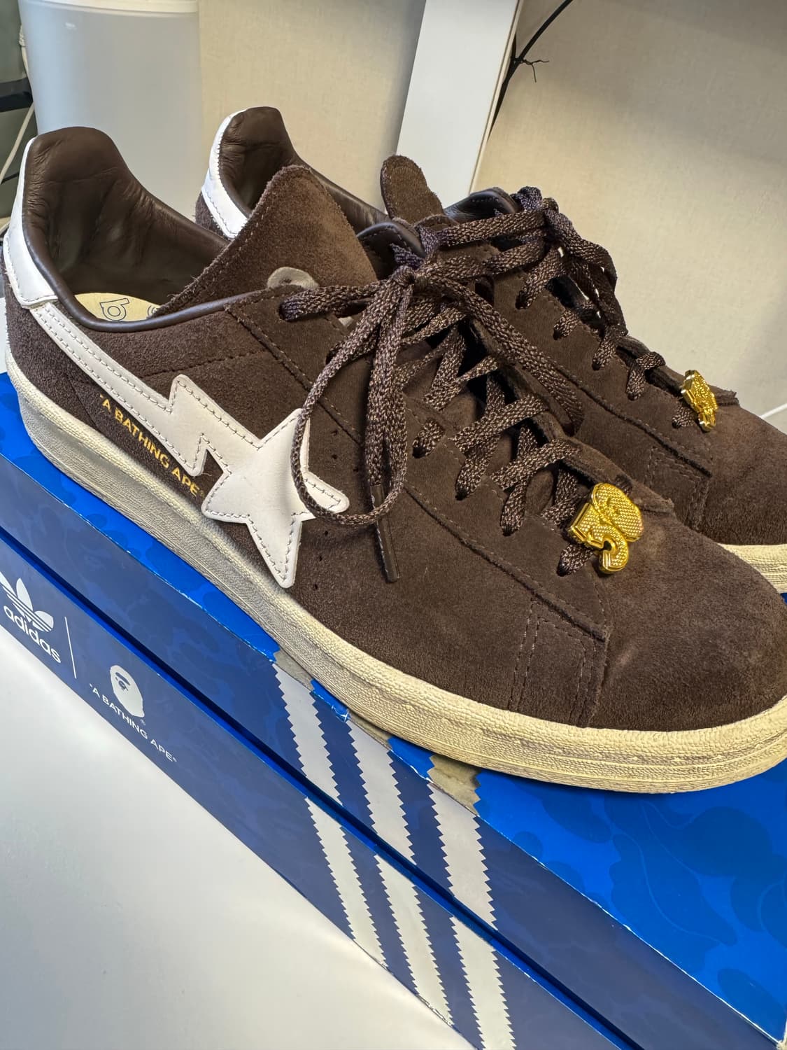 [260] 베이프x아디다스 30th 캠퍼스 브라운 상품이미지3