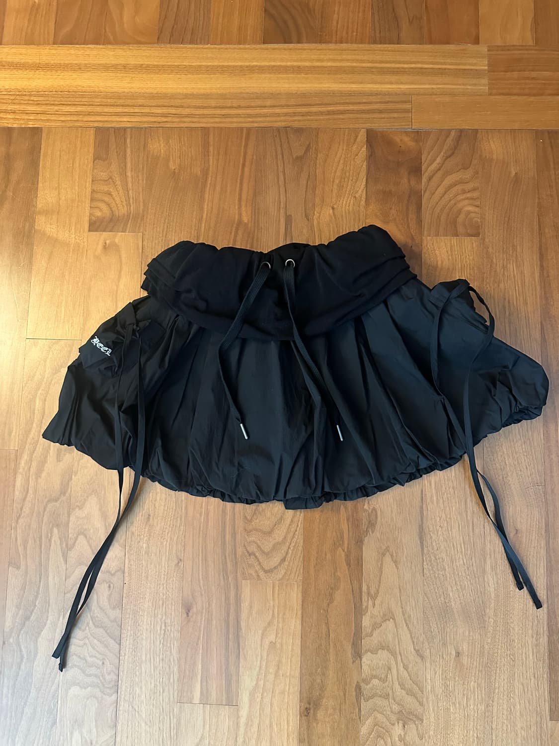 leey yeel 벌룬 미니 스커트 블랙 상품이미지2