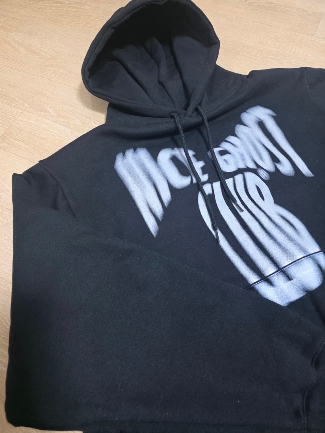 나이스고스트클럽 스크림로고 기모 후드티 L 상품이미지6