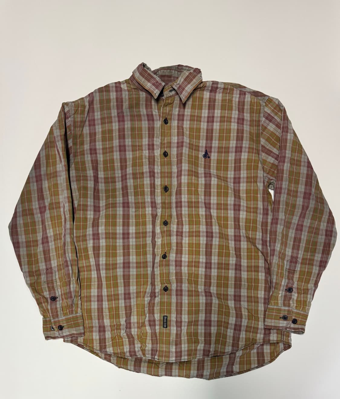 빈폴 Beanpole 빈티지 브라운 체크 셔츠 XL 상품이미지1