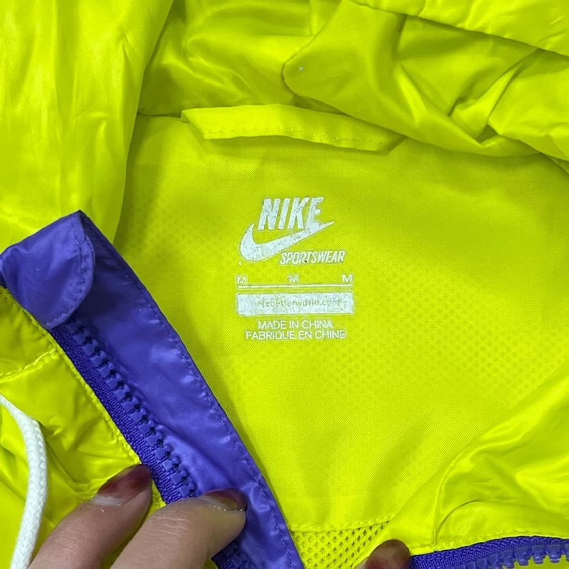 나이키 스포츠 배색 바람막이 v0654  상품이미지6