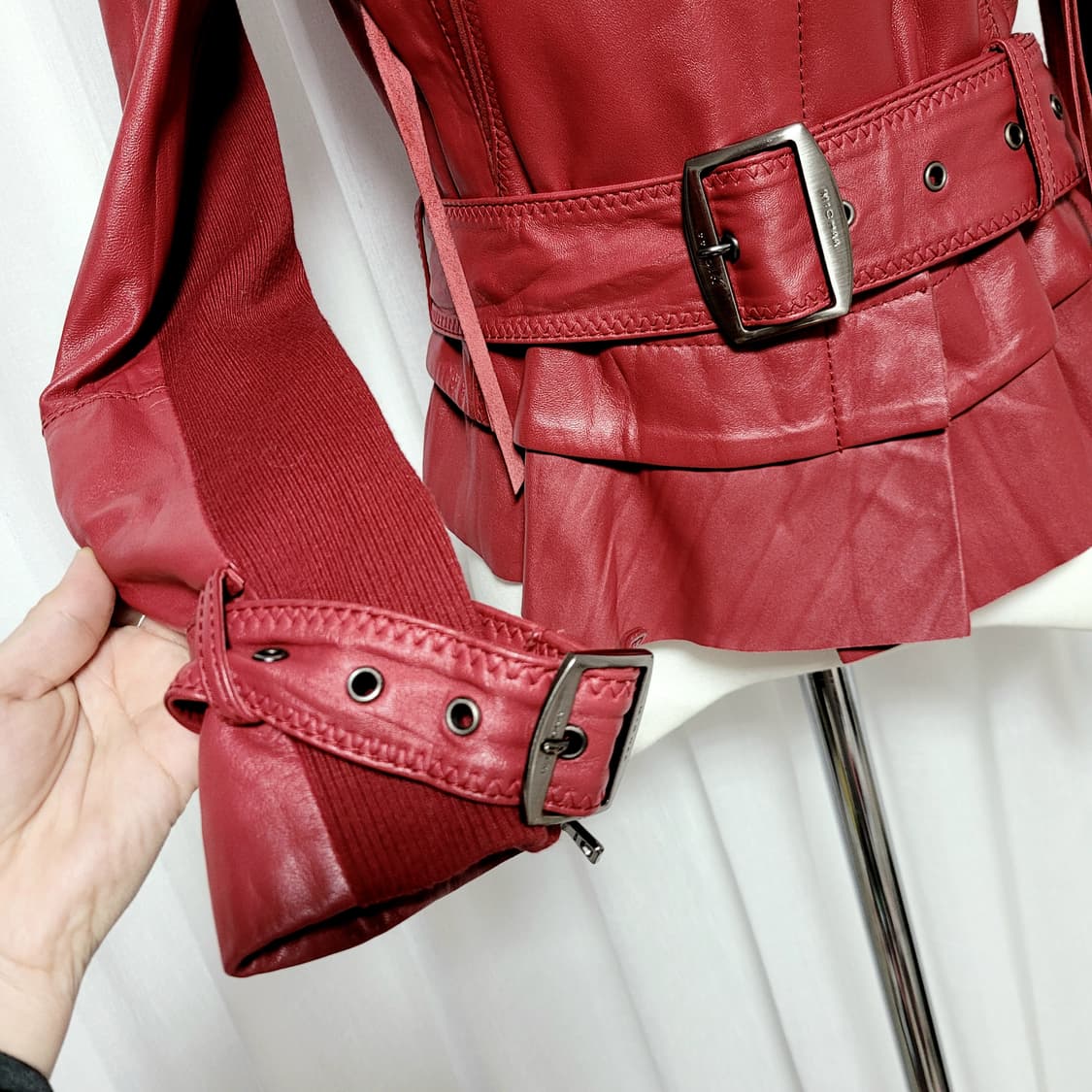 미샤 MICHAA 프레스티지라인 양가죽100% 가죽자켓 (44~55) 상품이미지8