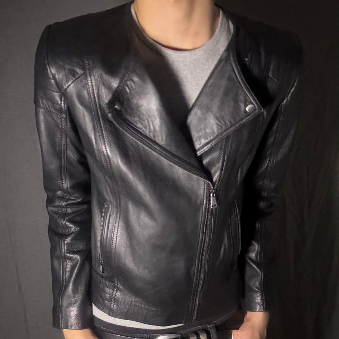 vintage rider leather jacket 상품이미지6