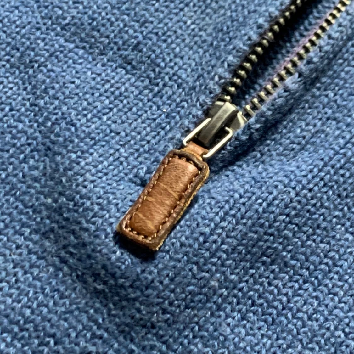 폴로 반집업 코튼 니트 상품이미지4