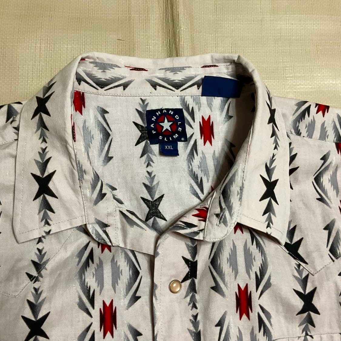 빈티지 팬핸들 나바호 패턴 웨스턴 셔츠 상품이미지4