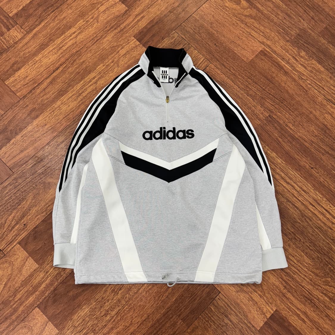 L 아디다스 올드스쿨 90s 반집업 트레이닝 트랙탑 져지  상품이미지1