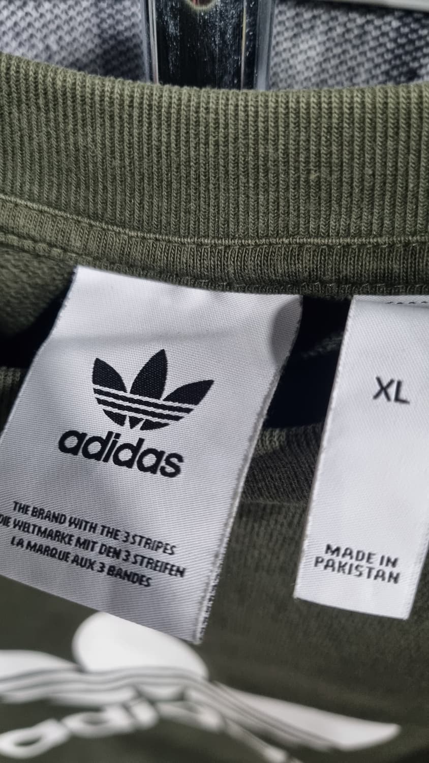 ADIDAS 아디다스 스웨셔츠(기모) 카키 100~105(xL) 남녀공용 상품이미지3