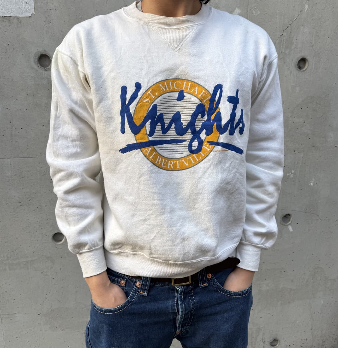 90s 러셀 St Knights 스웻셔츠  상품이미지2