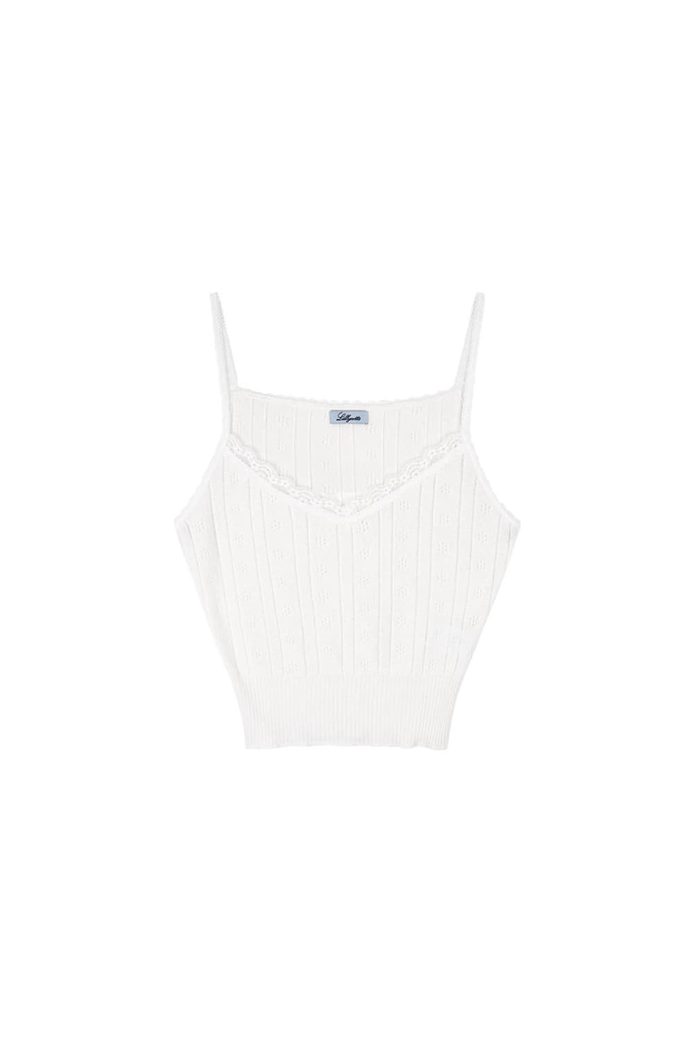 (포장째새상품) 릴리코츠 아일렛 나시 Eyelet Sleeveless 상품이미지5