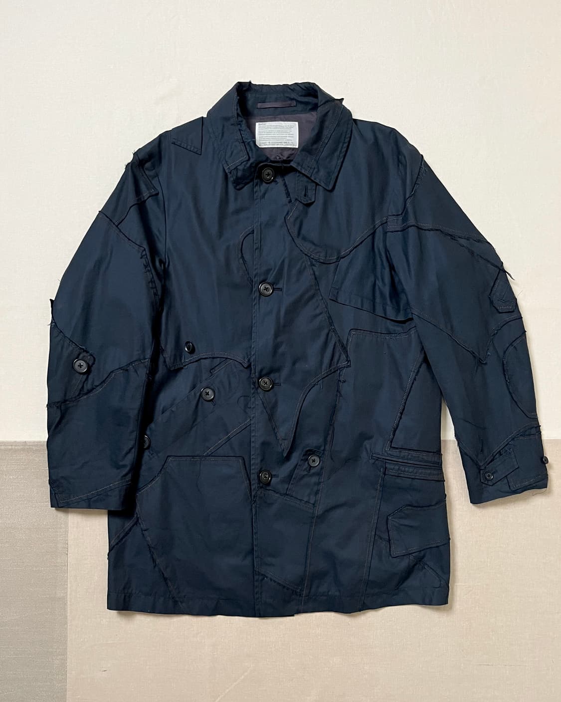 Kolor 컬러 패치워크 코트 patchwork coat 상품이미지1