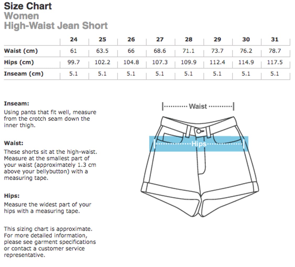 아메리칸어패럴 성조기 하이웨스트 청반바지 쇼츠 상품이미지6