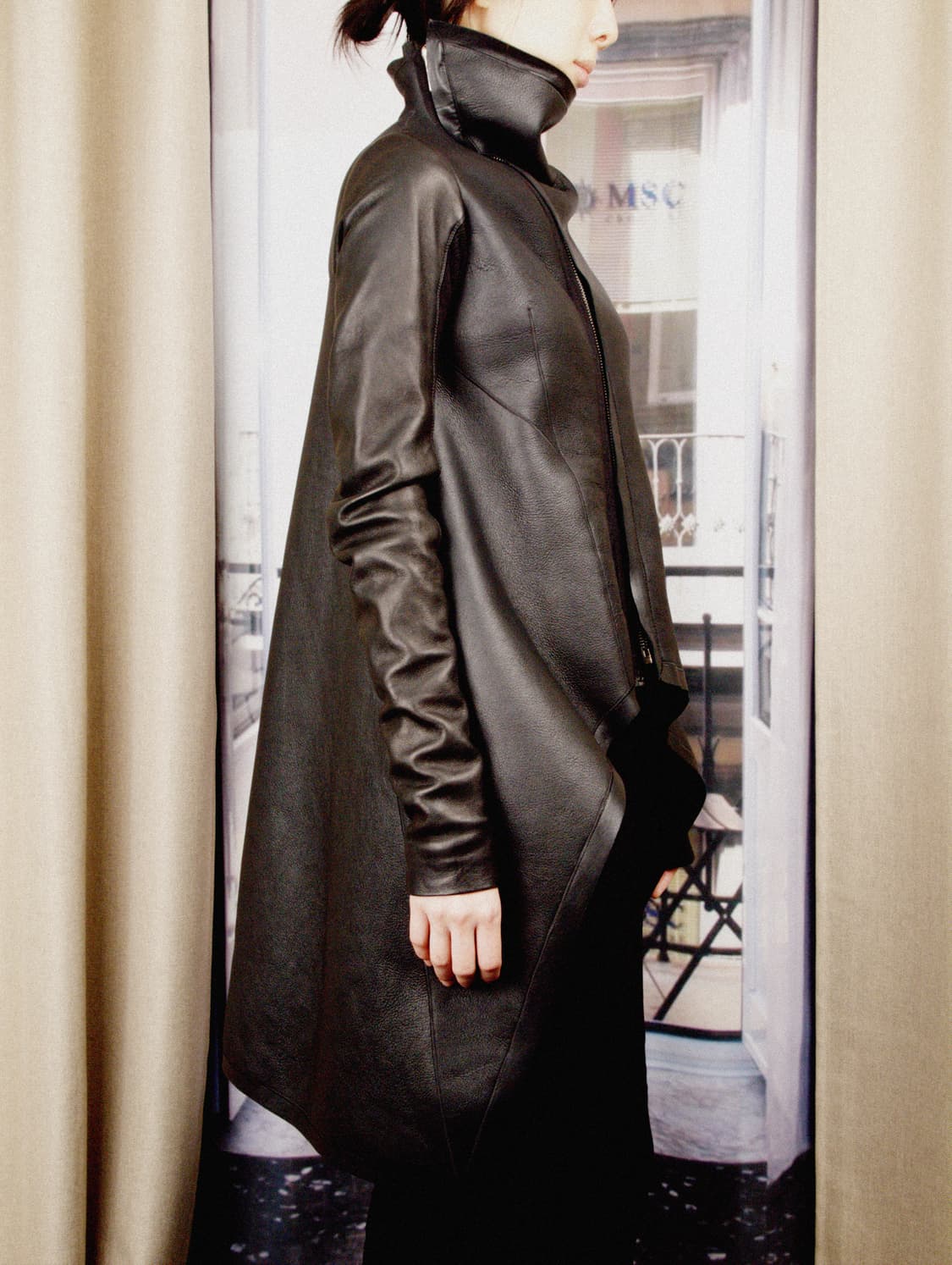 Lamb Mouton Leather Jacket 상품이미지3