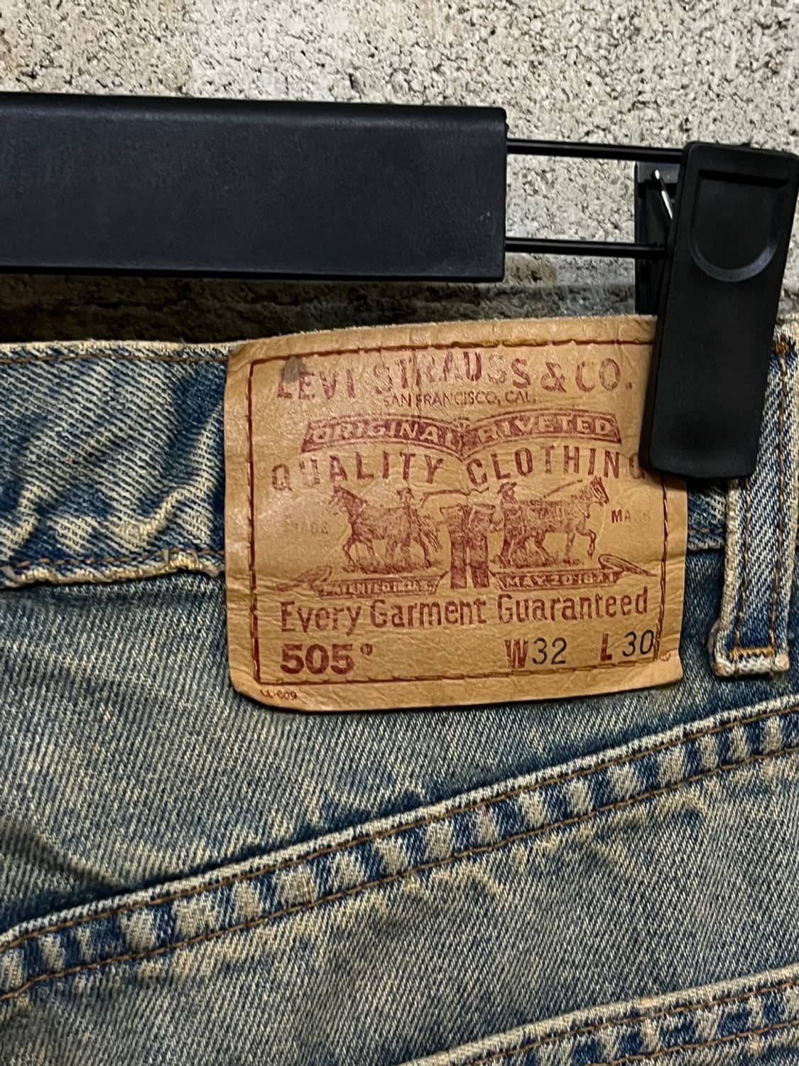 리바이스 505 디스트로이드 빈티지 데님 팬츠 상품이미지5