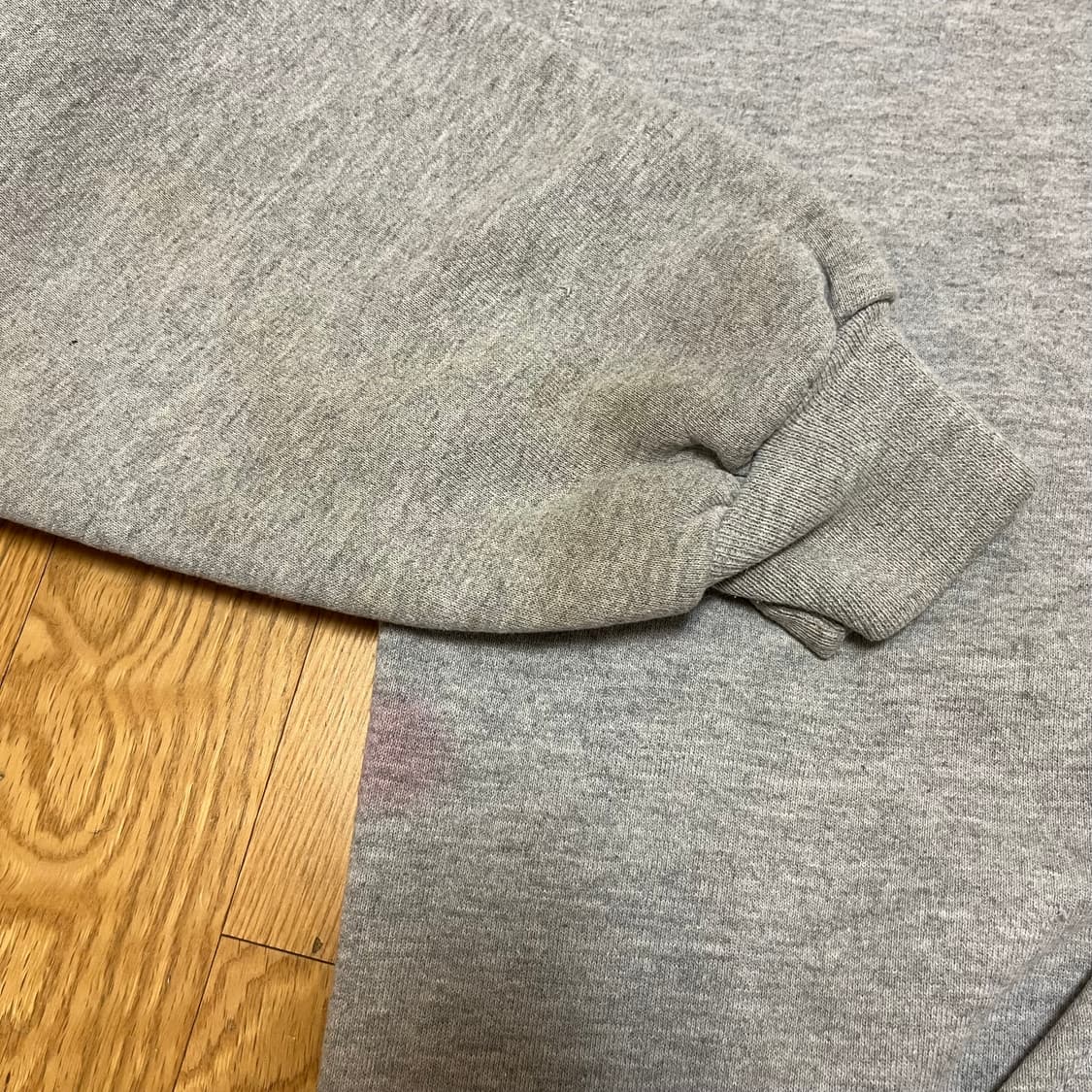 [XL] 90s USA 빈티지 러셀 후드 그레이 상품이미지4
