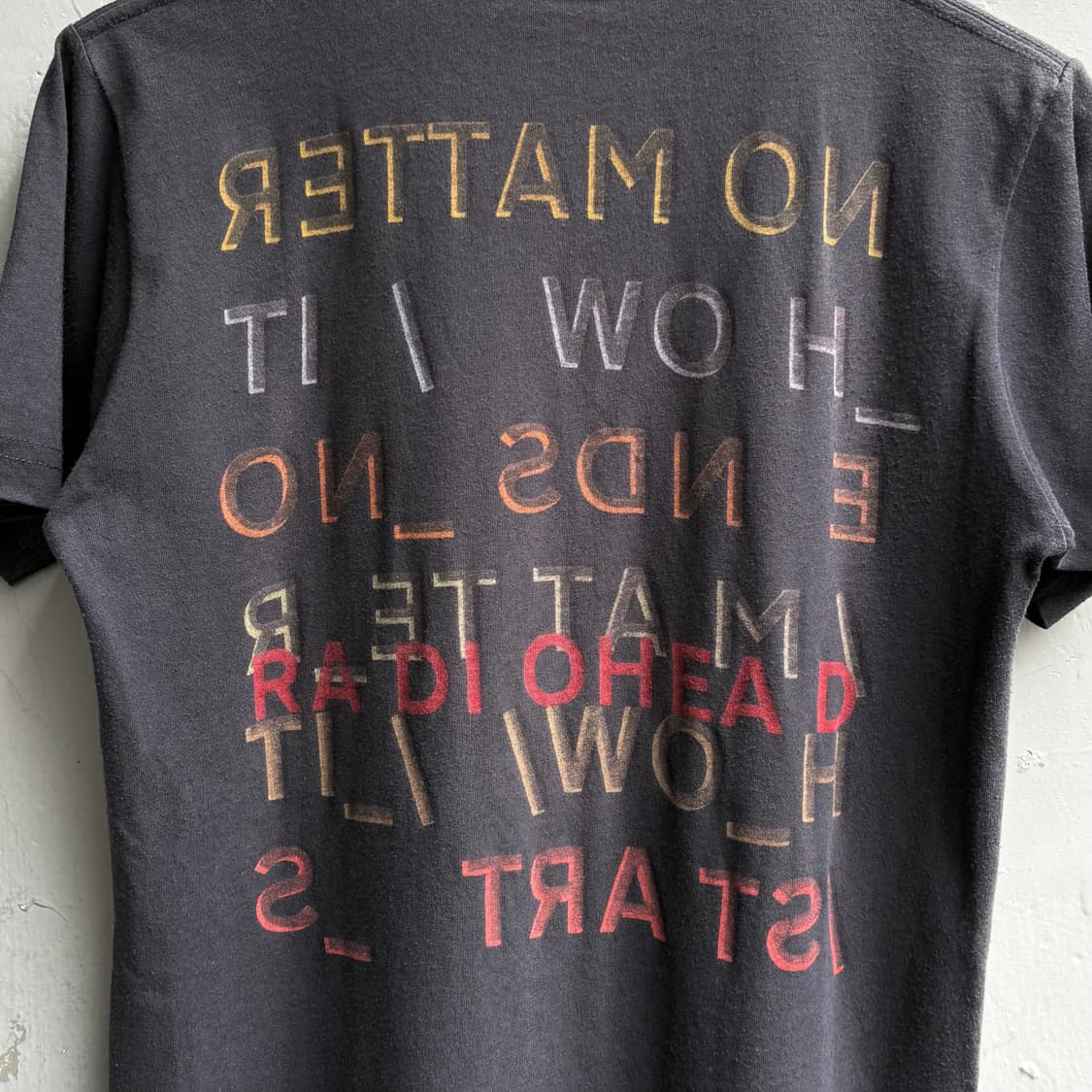 Radiohead ‘In Rainbows’ tour tee 2008 상품이미지4