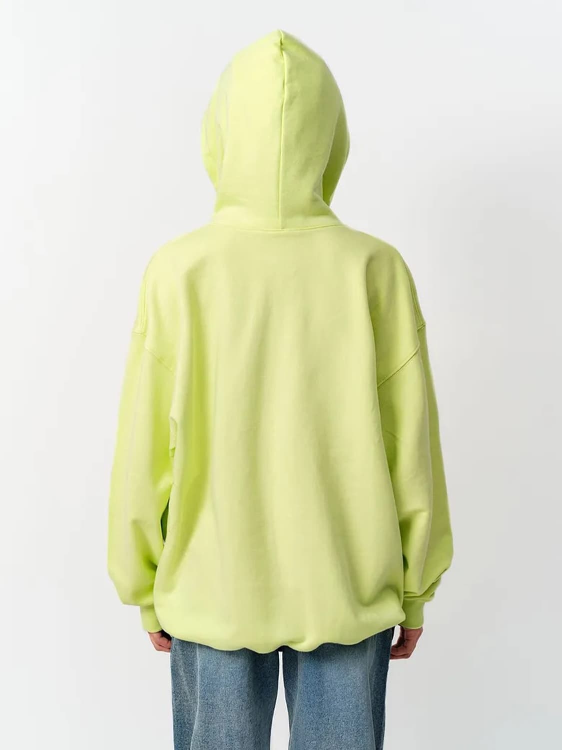 LEEY YEEL METALLIC OVERSIZED HOODIE 상품이미지4
