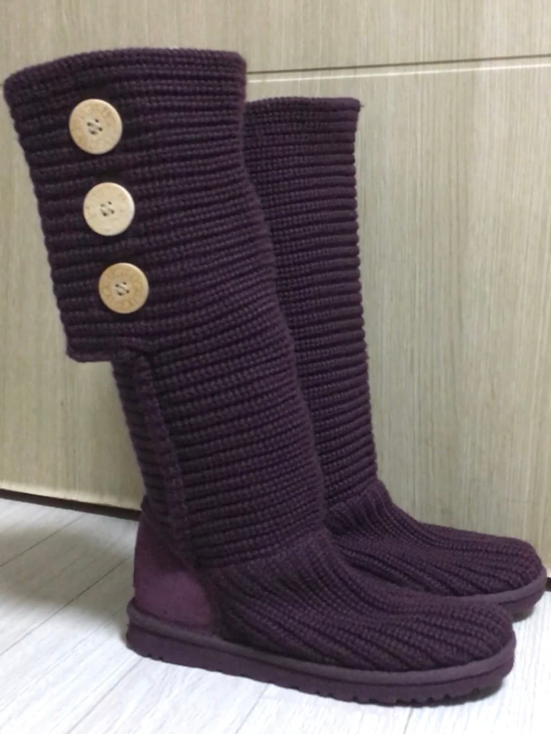 어그 카디 니트 부츠 플럼 상품이미지1