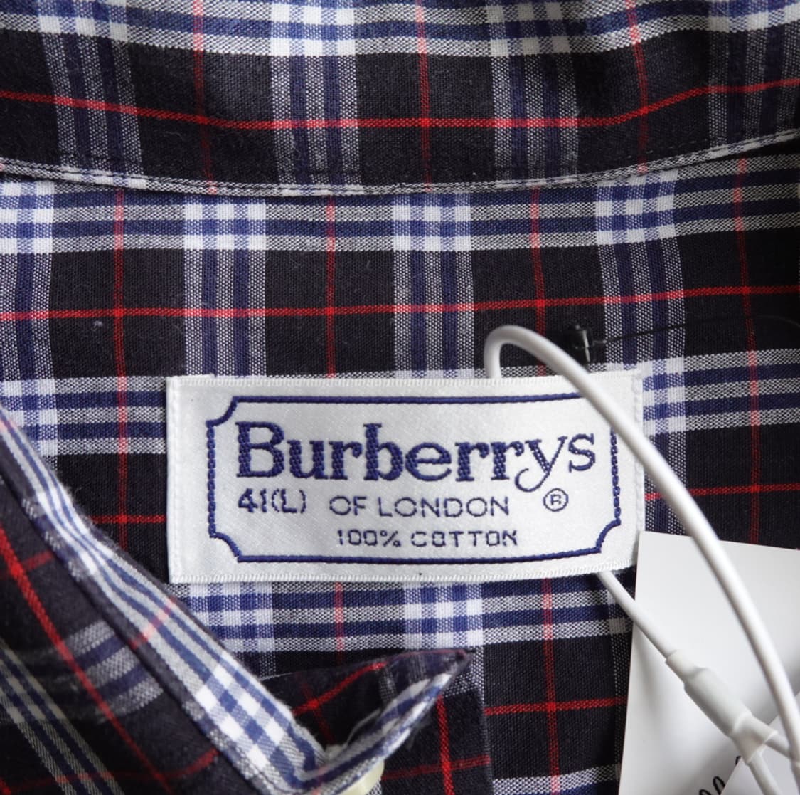 버버리 빈티지 체크 셔츠 (Burberrys of London) 1943 상품이미지4