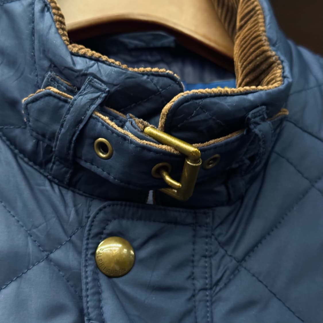 폴로 랄프로렌 신형 라벨 넥 버클 클래식 퀼팅 베스트 퀄팅 상품이미지5