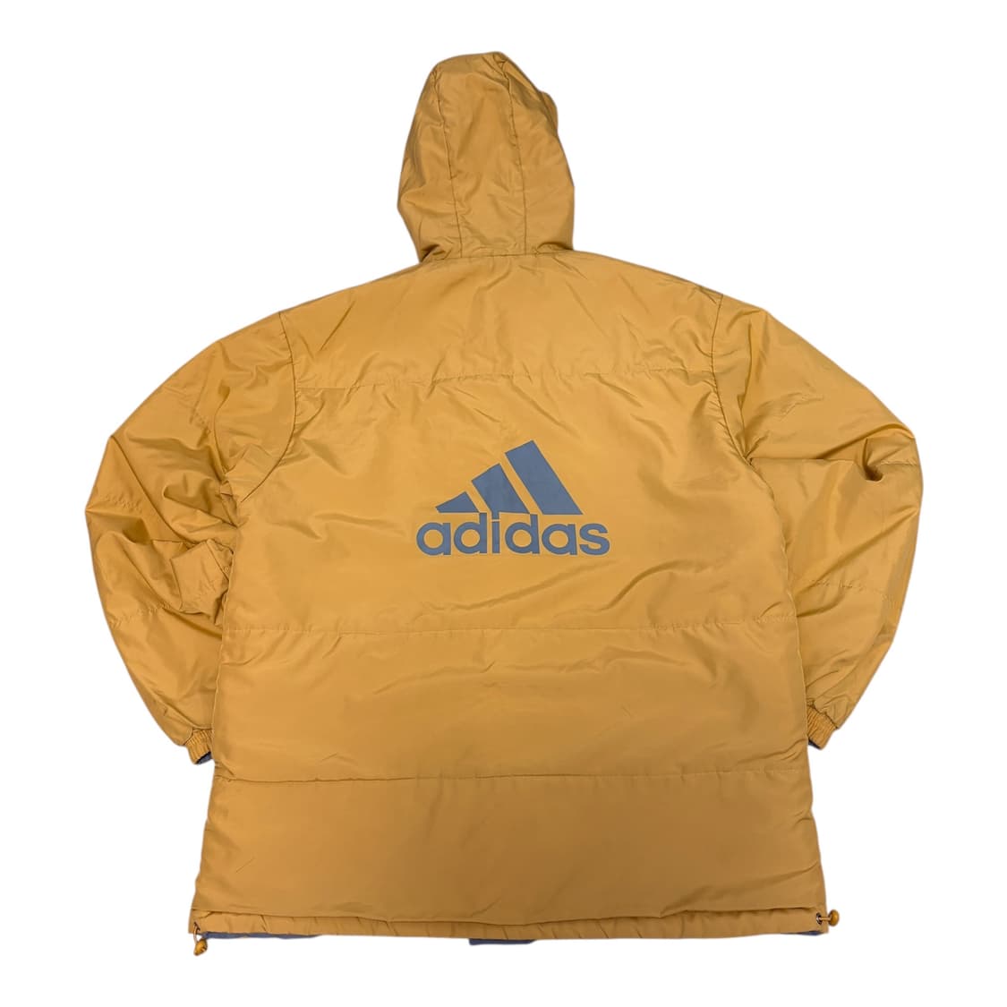 아디다스 00s 올드스쿨 그레이/옐로우 리버시블 후드 누빔 자켓 상품이미지5