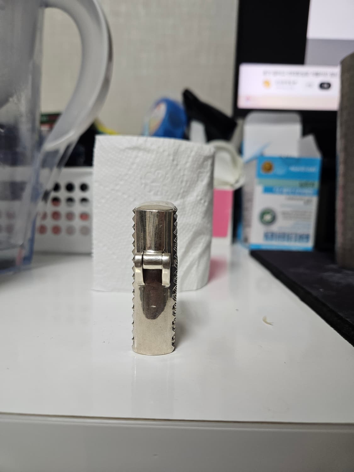 Chrome Hearts 크롬하츠 크로스 블럭 지포 라이터레플리카 상품이미지4