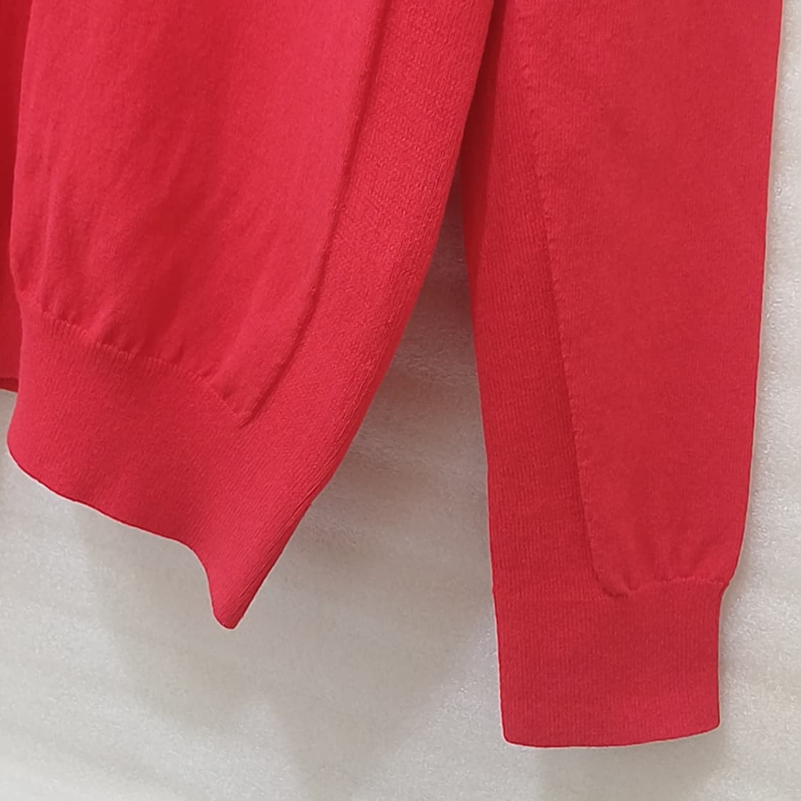 잭바니 골프 봄 가을 브이넥 니트 여성 M 레드 사랑봉봉 상품이미지6