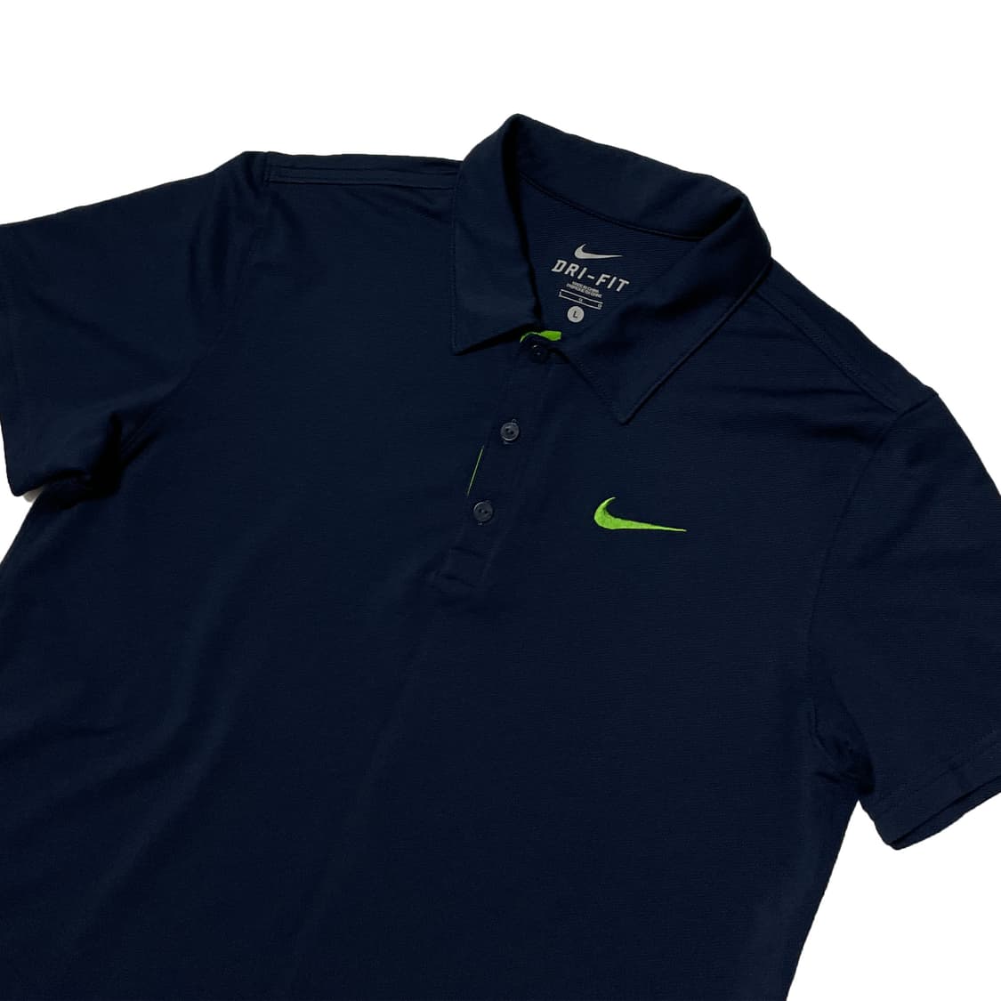 나이키 네이비 드라이핏 카라티 상품이미지3