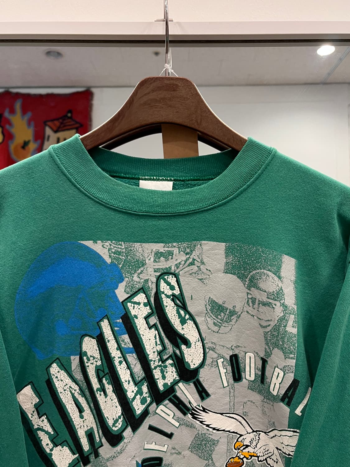 90s Tultex 툴텍스 NFL 필라델피아 이글스 스웻셔츠 (USA) 상품이미지3