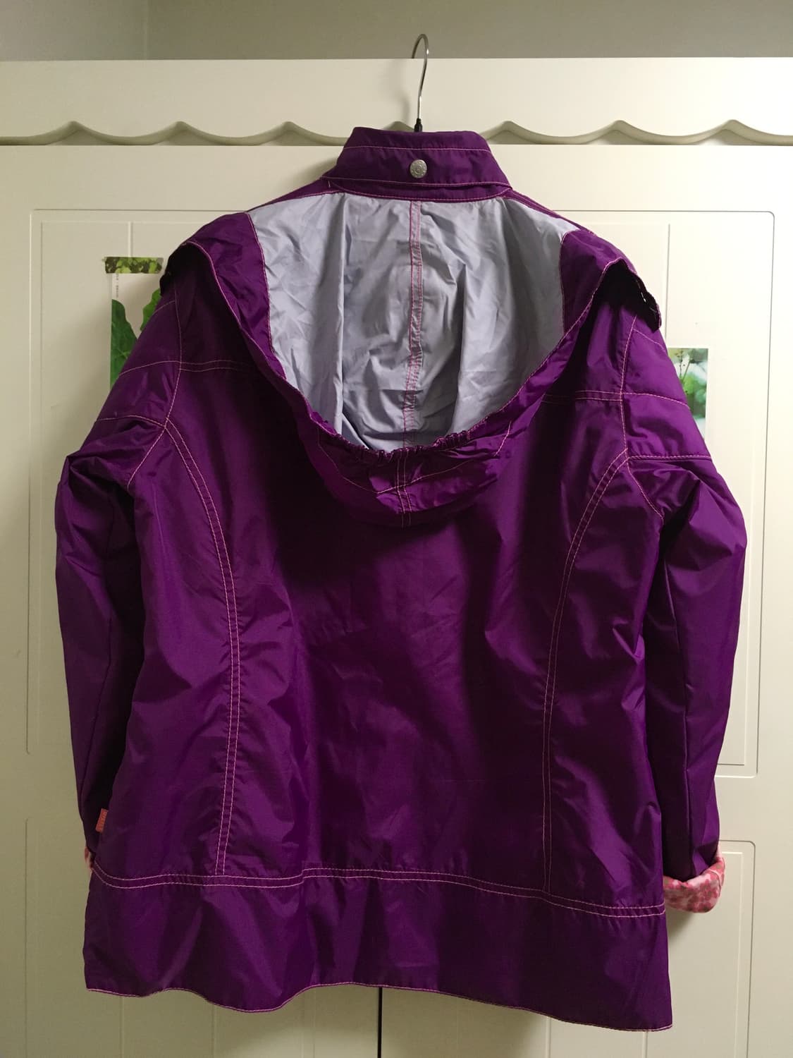 오일릴리 퍼플 하트 꽃 자켓 상품이미지3