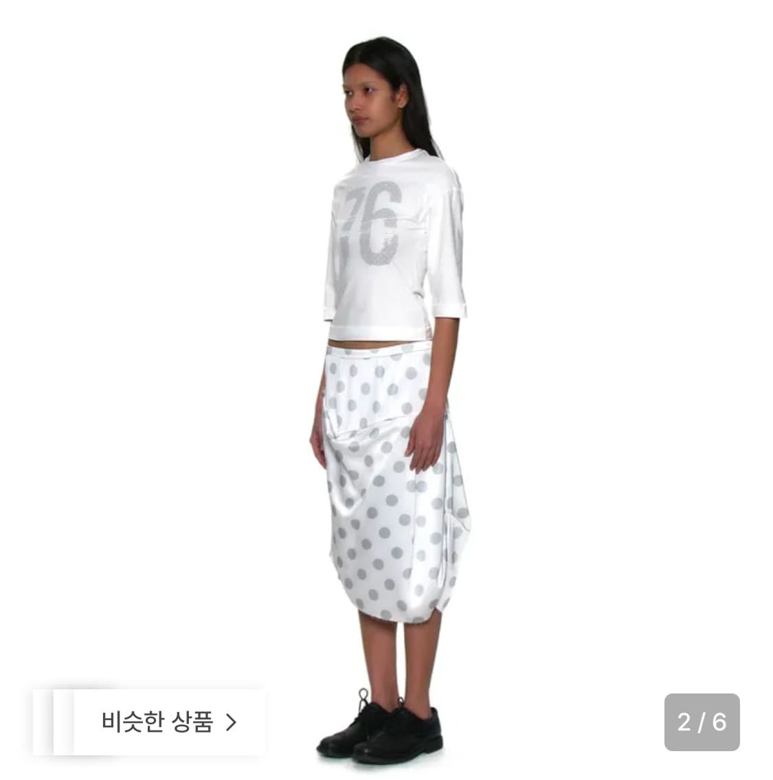 파르티멘토 도트 랩 스커트 상품이미지2