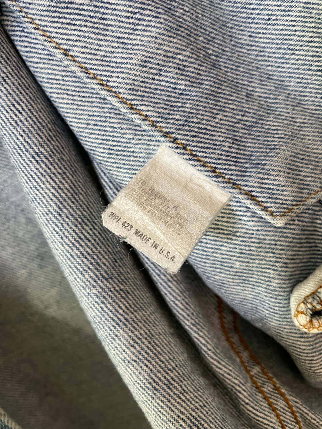 USA 리바이스 연청 데님자켓 상품이미지5