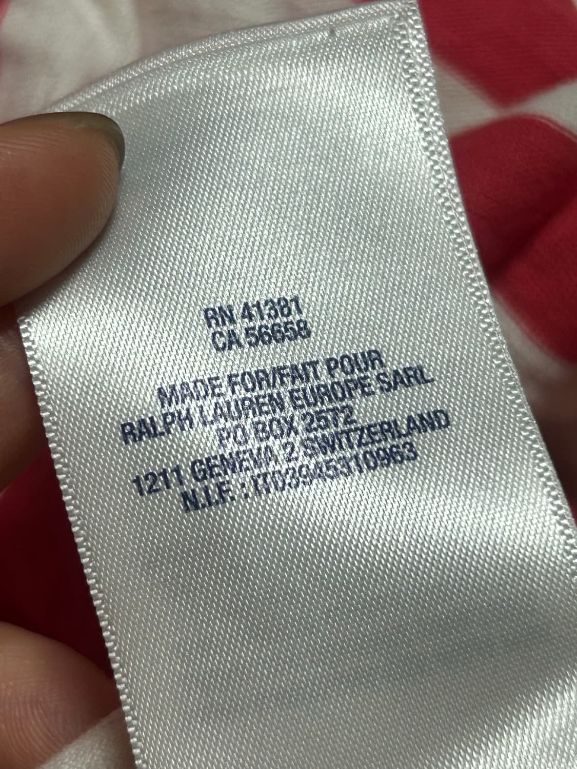 폴로 랄프로렌 여아 원피스 레드 스트라이프 상품이미지2