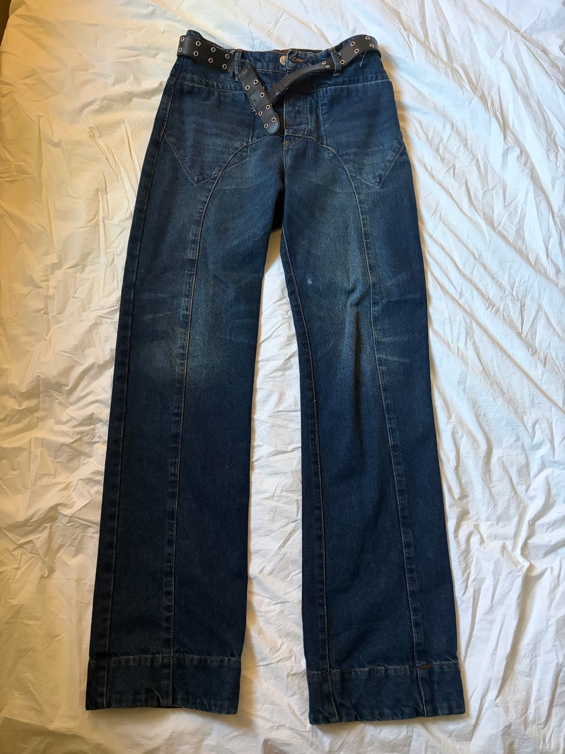 에드워드커밍 중청 데님 팬츠 상품이미지1