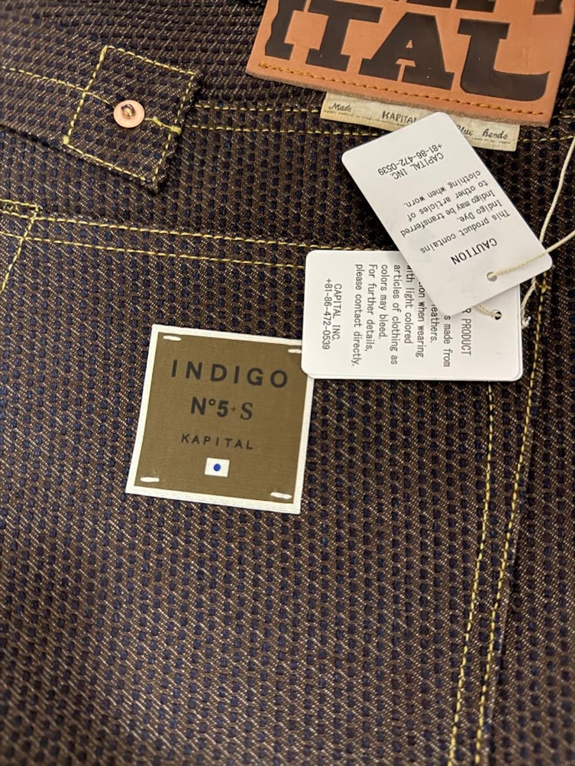 캐피탈 센츄리 데님팬츠 no5 38사이즈 상품이미지3