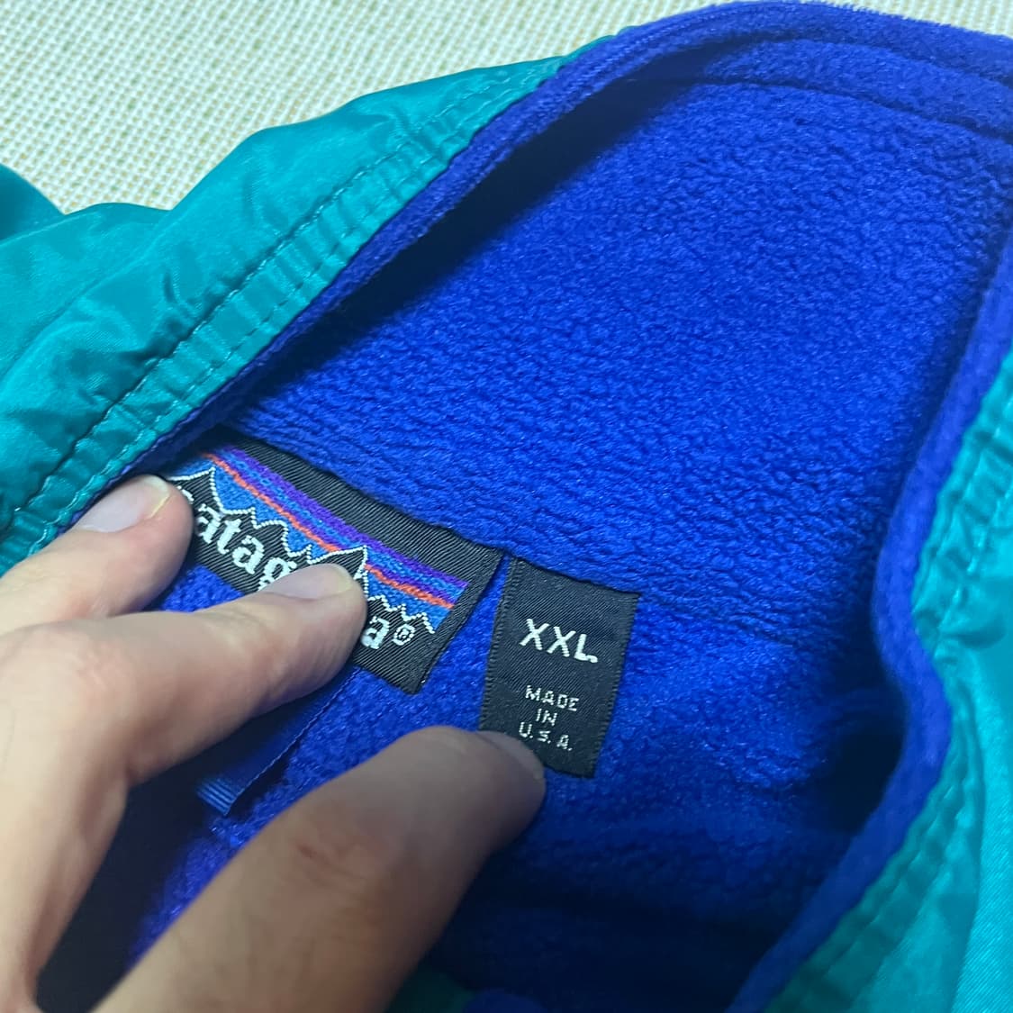 90s 파타고니아 쉘드 신칠라 자켓 XXL 상품이미지4